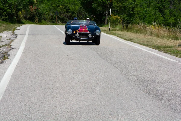 Urbino Włochy Jun 2022 Ferrari 166 Spider Vignale 1953 Starym — Zdjęcie stockowe