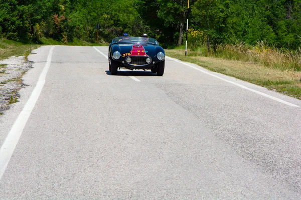 Urbino Włochy Jun 2022 Ferrari 166 Spider Vignale 1953 Starym — Zdjęcie stockowe