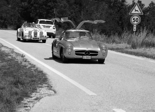 Urbino Itália Jun 2022 Mercedes Benz 300 198 1955 Antigo — Fotografia de Stock