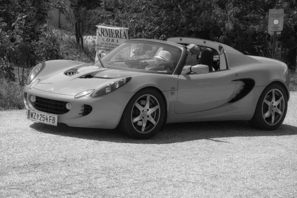 Urbino Italien Jun 2022 Lotus Elise Auf Einem Alten Rennwagen — Stockfoto