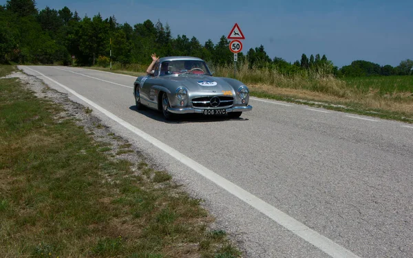 Italy Jun 2022 Mercedes Benz 300 Roadster 1957 Old Racing — Foto de Stock