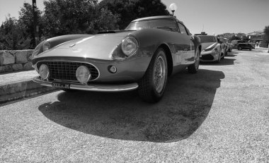 POLTU QUATU - ITALY - 9 Temmuz 2022: FERRARI 250 Tour de France Poltu Quatu Classic