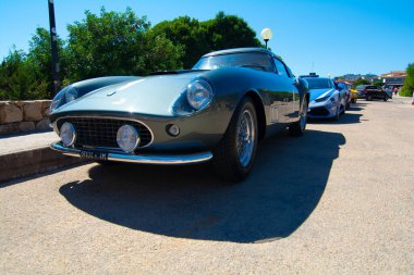 POLTU QUATU - ITALY - 9 Temmuz 2022: FERRARI 250 Tour de France Poltu Quatu Classic