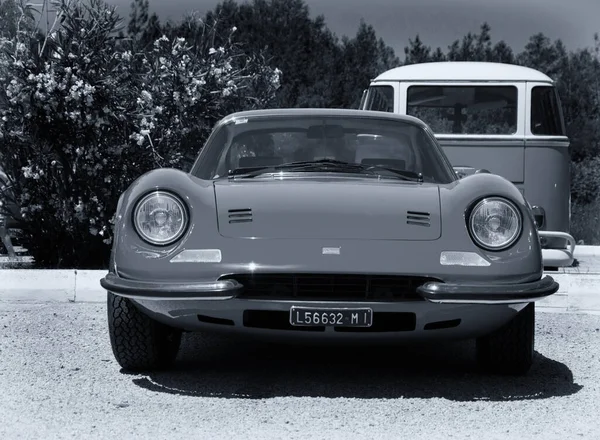 Poltu Quatu Italy Jul 2022 Ferrari Dino Red Poltu Quatu — Fotografia de Stock