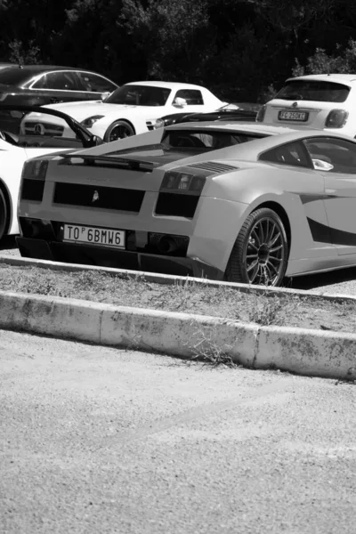 Poltu Quatu Italy Jul 2022 Yellow Lamborghni Diablo Poltu Quatu — ストック写真