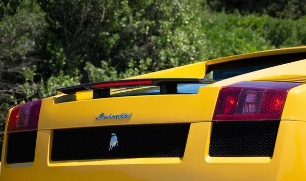 Poltu Quatu Italy Jul 2022 Yellow Lamborghni Diablo Poltu Quatu — Foto de Stock