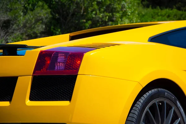 Poltu Quatu Italy Jul 2022 Yellow Lamborghni Diablo Poltu Quatu — Zdjęcie stockowe