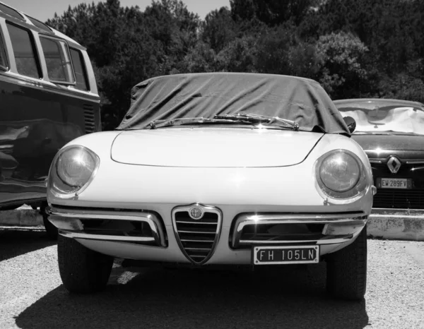 Poltu Quatu Italy Jul 2022 Alfa Romeo Spider Coda Troca — Stock Photo, Image