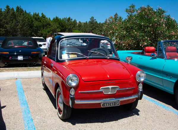 Poltu Quatu Italy Jul 2022 Autobianchi Bianchina Trasformabile Spiaggina Poltu — Zdjęcie stockowe