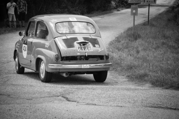 Urbino Italy Jun 2022 Fiat 600 1956 Old Racing Car — 스톡 사진