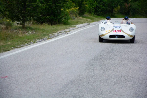 Urbino Italy Jun 2022 Maserati 200 1956 Old Racing Car — Fotografia de Stock