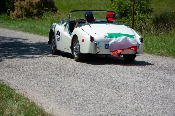 Urbino Italy Jun 2022 Triumph Tr3 Sports 1956 Old Racing — Photo