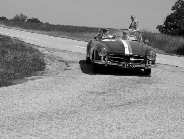Urbino Italy Jun 2022 Mercedes Benz 190 1957 Old Racing — Φωτογραφία Αρχείου
