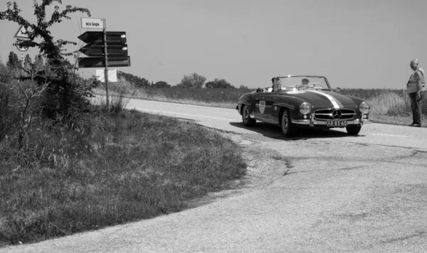 Urbino Italy Jun 2022 Mercedes Benz 190 1957 Old Racing — стоковое фото