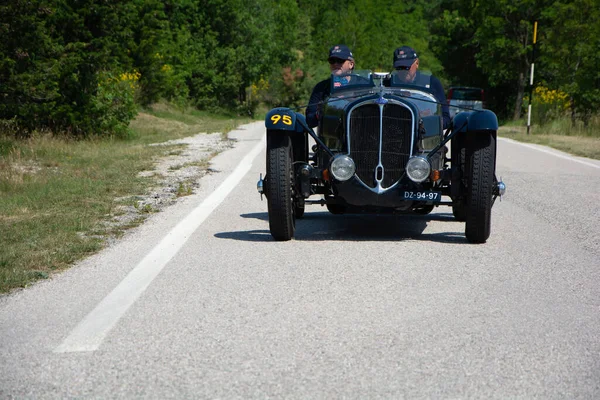 Urbino Italy Jun 2022 Delahaye 135 1936 Old Racing Car – stockfoto