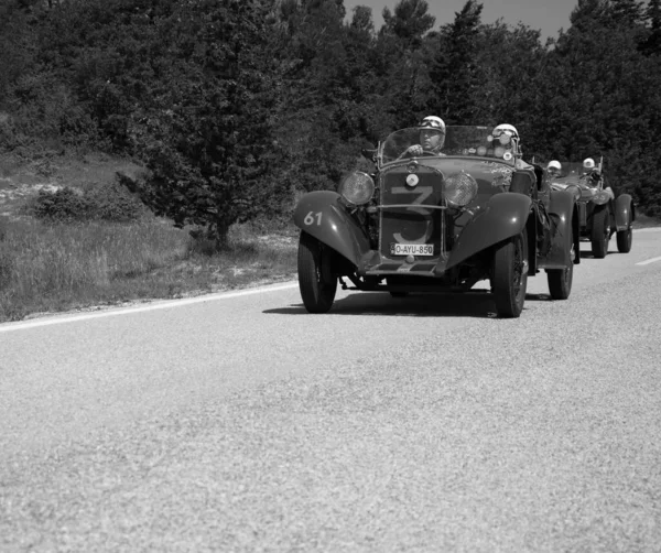 Urbino Italy Jun 2022 Fiat Old Racing Car Rally Mille — Stock Photo, Image