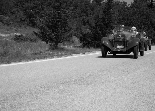 Urbino Italy Jun 2022 Fiat Old Racing Car Rally Mille — Stock Photo, Image