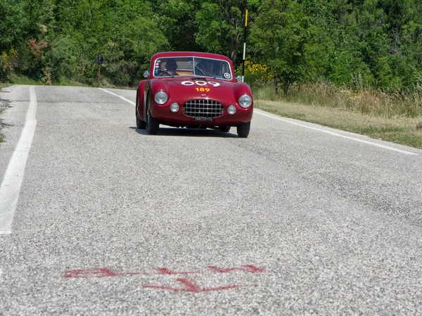 Urbino Olaszország Június 2022 Ermini 1100 Berlinetta Motto 1950 Egy — Stock Fotó