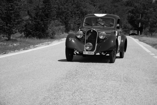 Urbino Itália Jun 2022 Fiat 508 Balilla Berlinetta Aerodinamica 1935 — Fotografia de Stock