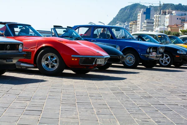 Pesaro Itália Julho 2022 Rali Carros Clássicos Chevrolet Corvette Mako — Fotografia de Stock