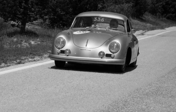 Urbino Italy Jun 2022 Porsche 356 1500 1954 Old Racing — стоковое фото