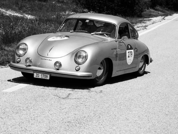 Urbino Italien Jun 2022 Porsche 356 1500 Super 1953 Gammal — Stockfoto