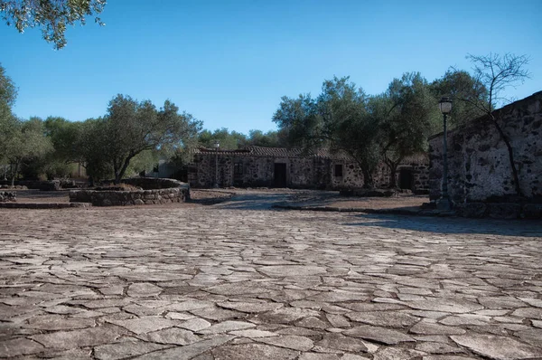 Léto 2022 Archeologické Santuario Nuragico Santa Cristina Sardinie Italsko — Stock fotografie