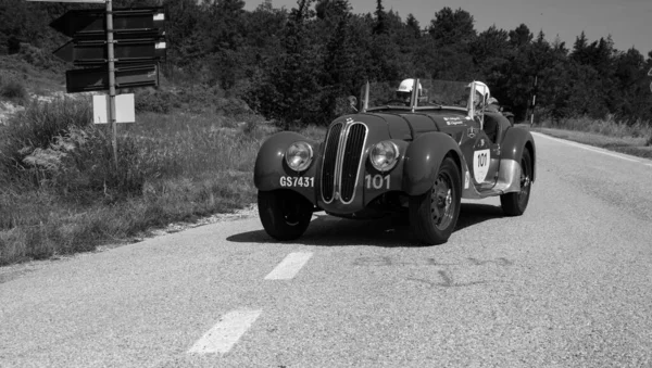 Urbino Italy Jun 2022 Frazer Nash 328 1937 Old Racing — 图库照片