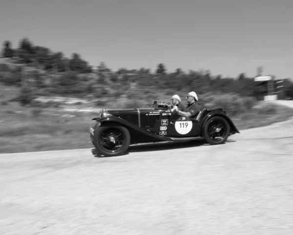 Urbino Olaszország Június 2022 1939 Egy Régi Versenyautó Rally Mille — Stock Fotó