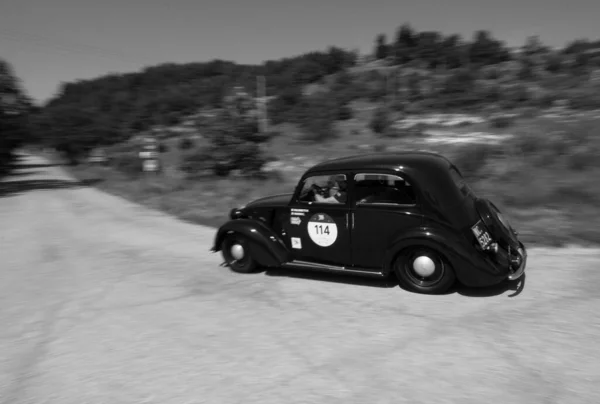 Urbino Włochy Czerwca 2022 Fiat 508 Balilla 1100 Berlina 1939 — Zdjęcie stockowe