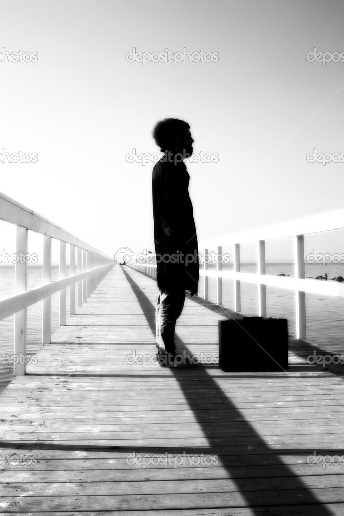 Man on the bridge
