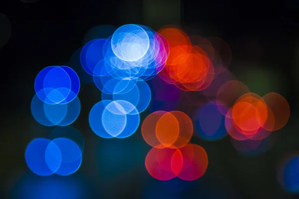 Blurred Defocused Lights of Heavy Traffic — Stock Photo, Image