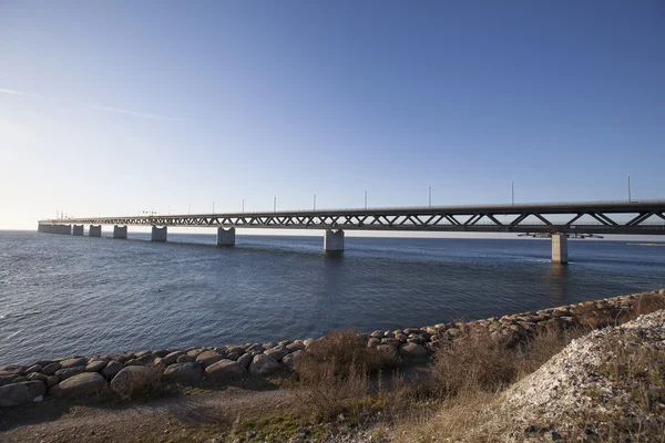 Oresundsbron, γέφυρα oresunds — Φωτογραφία Αρχείου