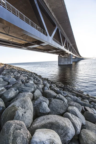 Oresundsbron, γέφυρα oresunds — Φωτογραφία Αρχείου