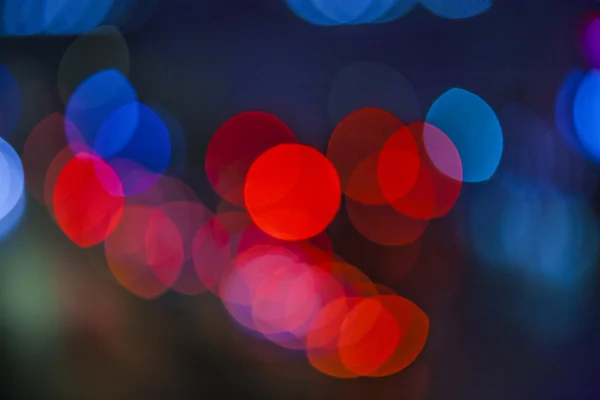 Blurred light ,traffic at night — Stock Photo, Image