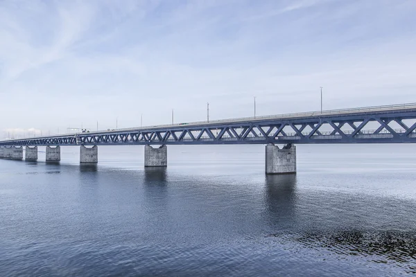 Oresundin silta, oresunds bron — kuvapankkivalokuva