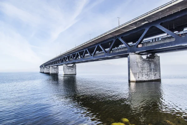 The Oresund Bridge,oresunds bron — Stock Photo, Image