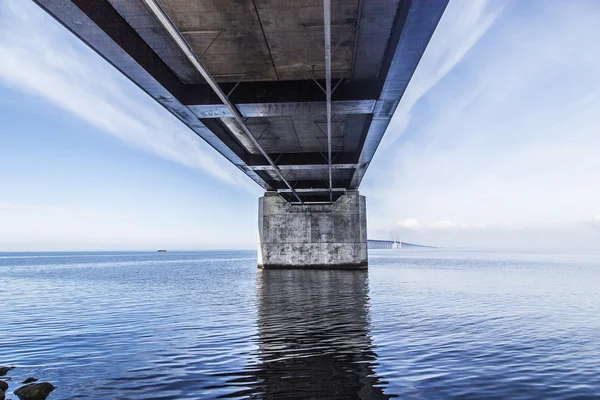 Oresundin silta, oresunds bron — kuvapankkivalokuva