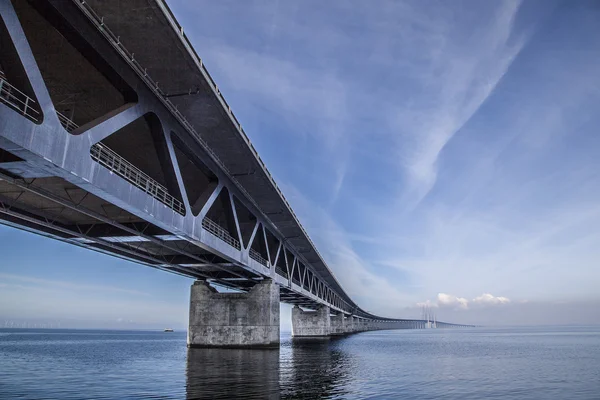 The Oresund Bridge,oresunds bron — Stock Photo, Image