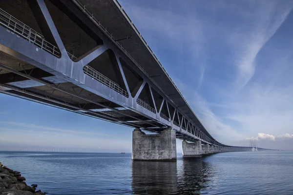 The Oresund Bridge,oresunds bron — Stock Photo, Image
