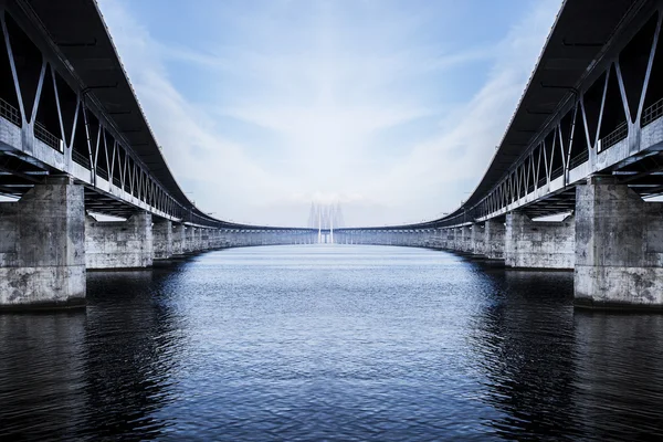 A ponte de Oresund, ressuda bron — Fotografia de Stock