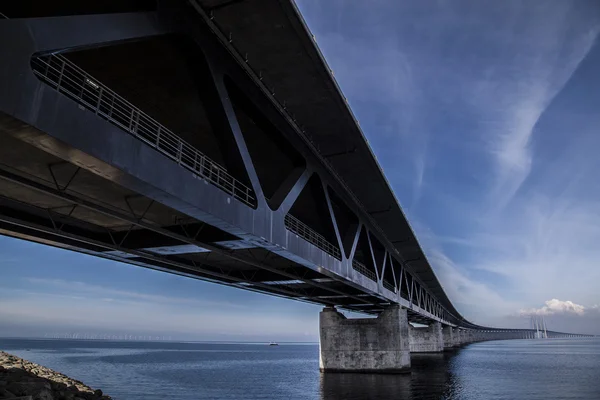 Die oresundbrücke, oresunds bron — Stockfoto