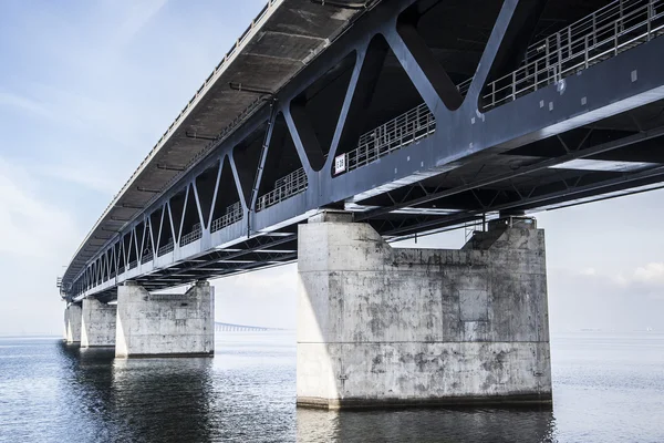 The Oresund Bridge, oresunds bron — стоковое фото