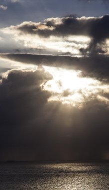 Denizde gün batımı