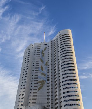 Büyük şehirdeki modern mimari