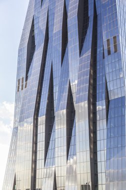 Büyük şehirdeki modern mimari