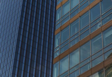 Büyük şehirdeki modern mimari