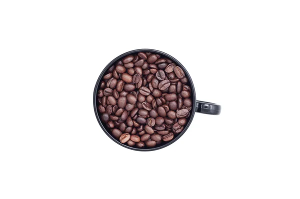 Kávé csésze babbal — Stock Fotó