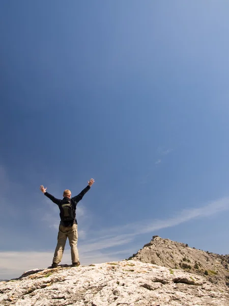 En la cima del mundo — Foto de Stock