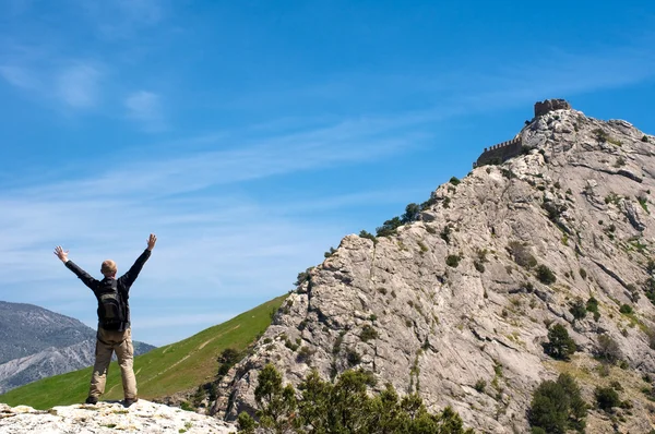 In cima al mondo — Foto Stock